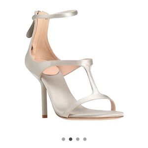 Emporio Armani Elegant Silver High Heel Sandals new in the box size 40